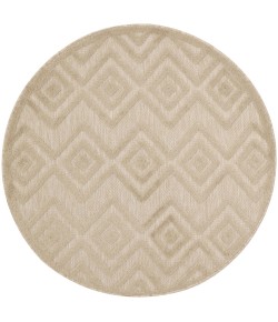 Nourison Home Versatile Cream NRV01 4 ft. Round Rug