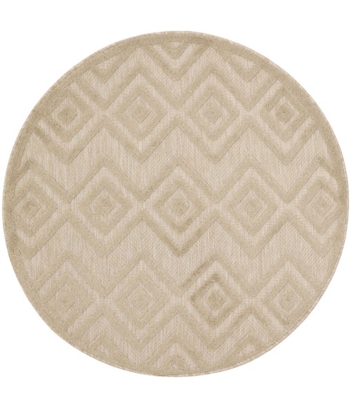Nourison Home Versatile Cream NRV01 4 ft. Round Rug