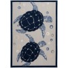 Nourison Aloha - Alh27 Navy Blue Area Rug 3 ft. 6 in. X 5 ft. 6 in. Rectangle