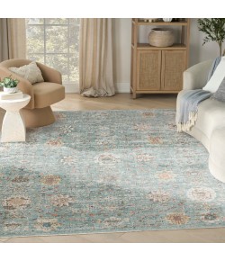 Nourison Home Washable Decor Blue WSD14 7 ft. 10 in. X 10 ft. Rectangle Rug
