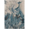 Nourison Maxell - Mae08 Ivory Teal Area Rug 6 ft. X 9 ft. Rectangle