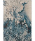 Nourison Maxell Area Rug MAE08 Ivory/Teal 6' x 9'