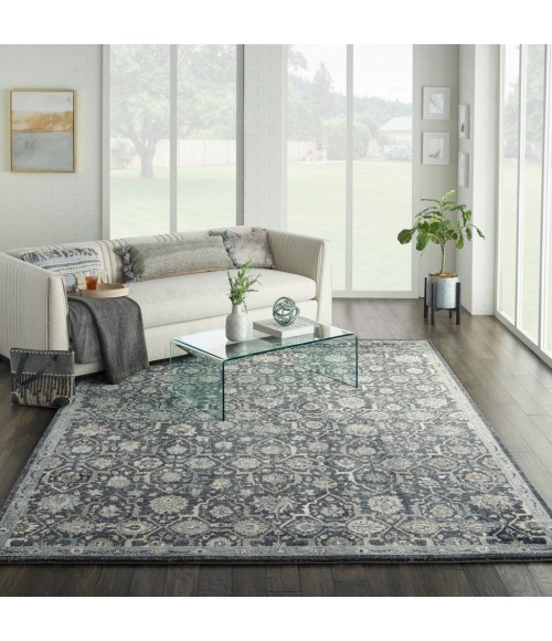 Nourison MOROCCAN CELEBRATION Area Rug kathy ireland Home Moroccan Celebration Area Rug KI385-Navy