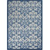 Nourison Aloha - Alh21 Grey Blue Area Rug 3 ft. 6 X 5 ft. 6 Rectangle