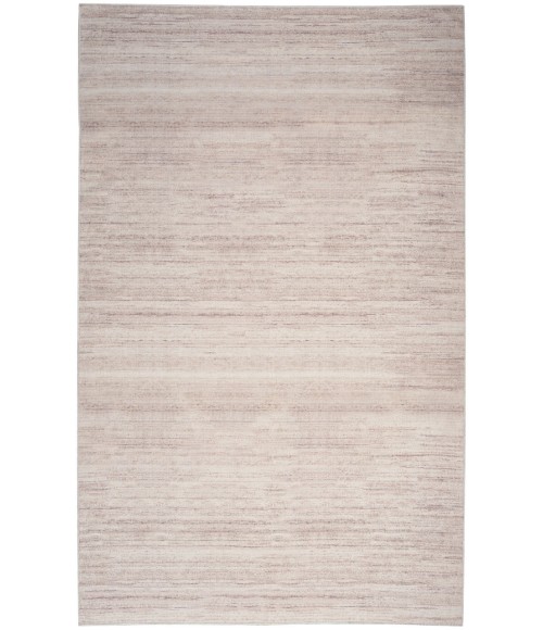 Nourison Washable Essentials Ivory Mocha WAE01 6 ft. X 9 ft. Rectangle Rug