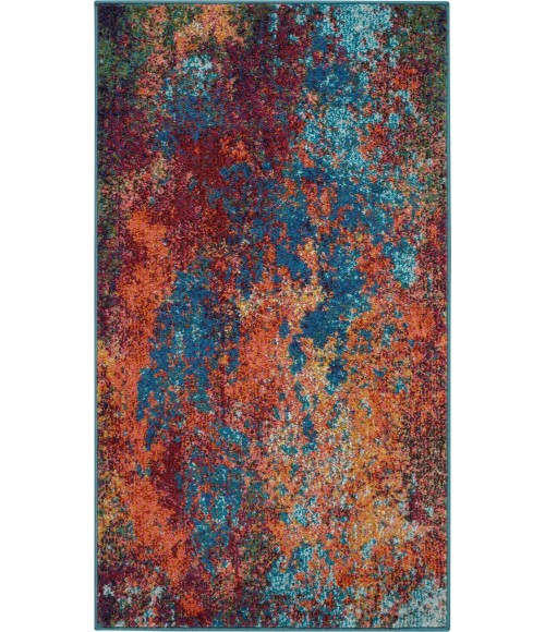 Nourison CELESTIAL Area Rug Nourison Celestial Area Rug CES08-Atlantic