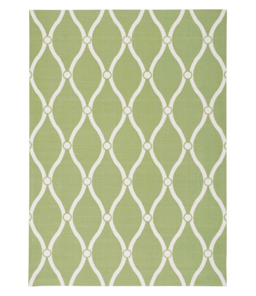 Nourison Home & Garden Area Rug RS089 Green 10' x 13'