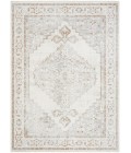 Nourison Astra Machine Washable Grey ASW11 6 ft. 7 in. X 9 ft. Rect. Rug