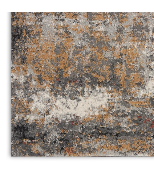 Nourison LUDLOW Area Rug Nourison Ludlow Runner Area Rug LDW03-Grey/Multi