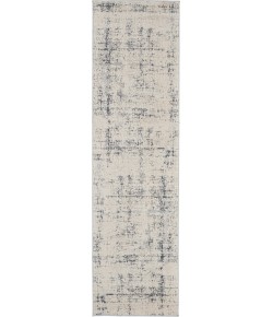 Nourison Rustic Textures - Rus06 Ivory Blue Area Rug 2 ft. 2 X 7 ft. 6 Rectangle