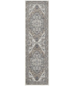 Nourison Quarry 2ft. 2in. x 7ft. 6 Ivory Taupe Vintage Indoor Rug