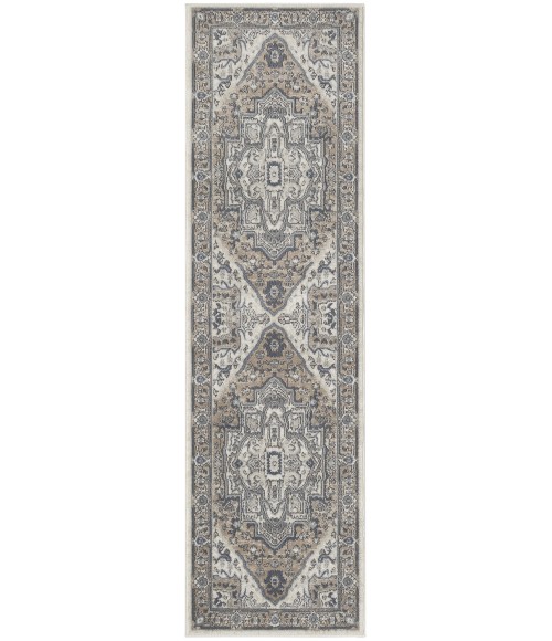 Nourison Quarry Ivory Taupe QUA18 8 ft. Rect. Rug