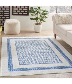 Nourison Whimsicle - Whs13 Ivory Blue Area Rug 4 ft. X 6 ft. Rectangle