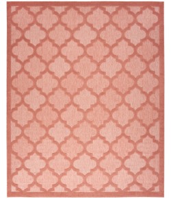 Nourison Easy Care - Nes01 Coral Orange Area Rug 9 ft. X 12 ft. Rectangle