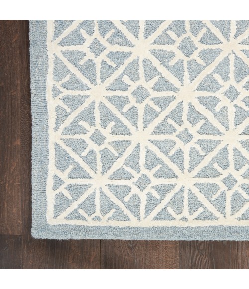 Nicole Curtis Series 2 Area Rug SR201 Light Blue