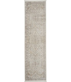 Nourison Lustrous Weave - Luw02 Ivory Beige Area Rug 2 ft. 2 X 7 ft. 6 Rectangle