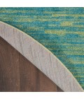 Nourison Essentials Blue Green Area Rug NRE01-Blue Green