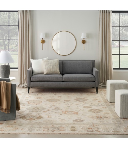Nourison Whispers Cream WHP02 10 ft. X 14 ft. Rect. Rug
