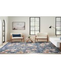 Nourison Nourison Washables Navy Multicolor NWB01 4 ft. X 6 ft. Rectangle Rug