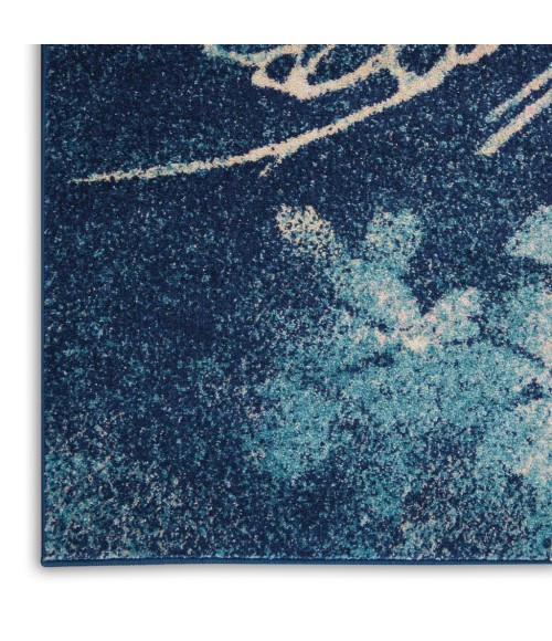 Nourison Tranquil Area Rug TRA08-Navy/Pink