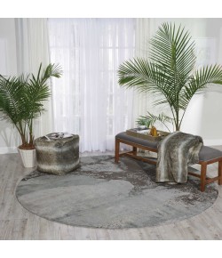 Nourison Twilight - Twi07 Sea Mist Area Rug 8 ft. Round