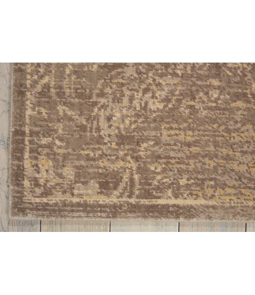 Nourison Silken Allure Runner Area Rug SLK19-Mushroom