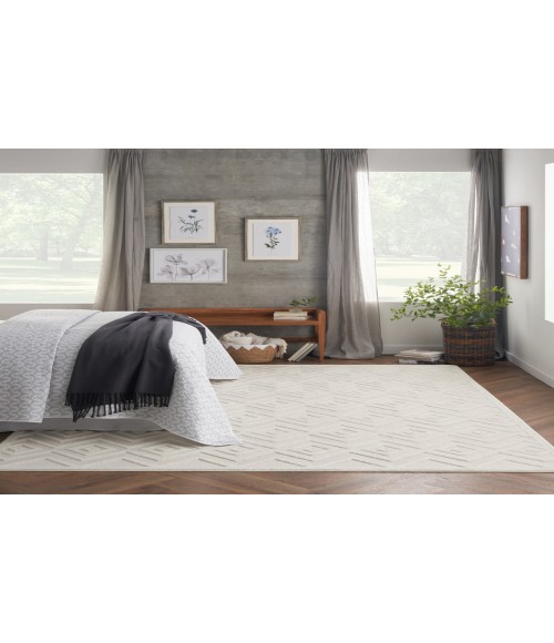 Nourison Versatile Ivory White NRV01 12 ft. X 15 ft. Rectangle Rug