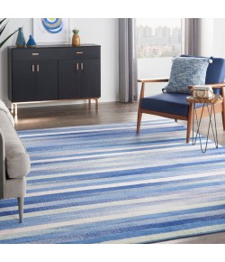 Nourison Whimsicle - Whs12 Blue Multicolor Area Rug 8 ft. 4 X 11 ft. 6 Rectangle