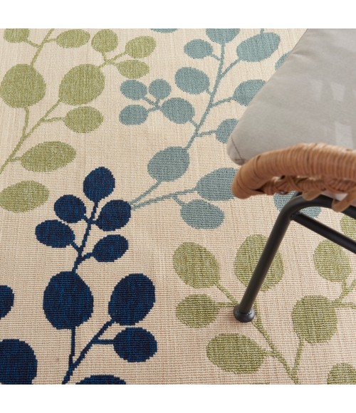 Nourison Caribbean Square Area Rug CRB01-Ivory