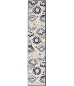 Nourison Aloha - Alh17 Blue Grey Area Rug 2 ft. 3 X 10 ft. Rectangle