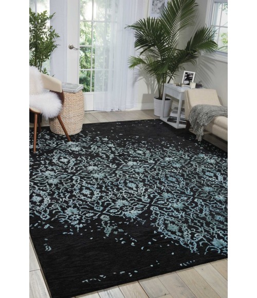 Nourison Opaline Area Rug OPA06-Midnight/Blue