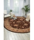 Nourison 2000 Area Rug Nourison 2000 Oval Area Rug 2206-Brown