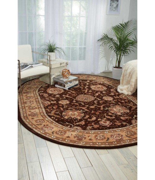 Nourison 2000 Oval Area Rug 2206-Brown