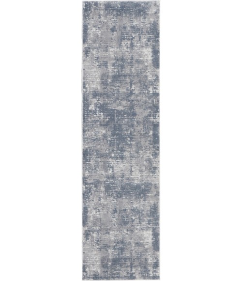 Nourison Rustic Textures Runner Area Rug RUS05-Grey
