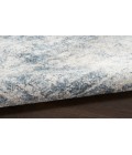 Nourison Astra Machine Washable Blue Ivory ASW11 10 ft. X 14 ft. Rectangle Rug