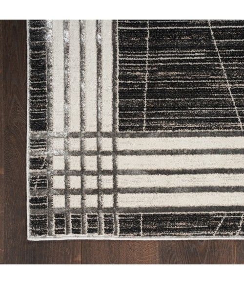 Nourison Desire Area Rug DSR01 Charcoal/Silver