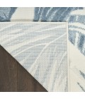 Nourison Aloha Ivory Blue ALH43 7 ft. 10 in. X 10 ft. 6 in. Rect. Rug