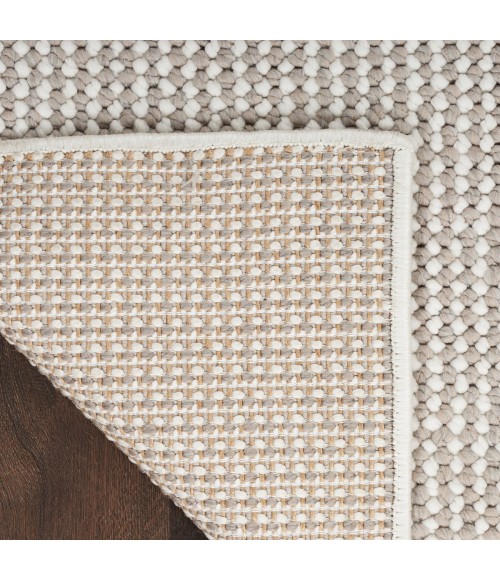 Nourison Natural Texture Ivory Mocha NTX01 9 ft. X 12 ft. Rect. Rug