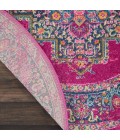 Nourison Passion Round Area Rug PSN03-Fuchsia