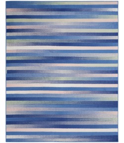 Nourison Whimsicle - Whs12 Blue Multicolor Area Rug 7 ft. X 10 ft. Rectangle