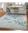 Nourison Jubilant Area Rug JUB12-Ivory/Blue