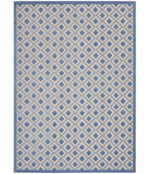 Nourison Aloha Area Rug ALH26 Blue/Grey 12' x 15'