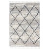 Nourison Scandinavian Shag Silver Grey SCN01 4 ft. X 6 ft. Rect. Rug