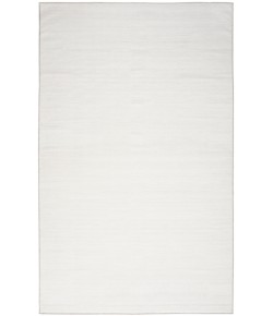 Nourison Washable Essentials Ivory Grey WAE01 4 ft. X 6 ft. Rectangle Rug