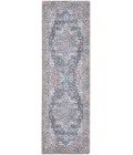Nicole Curtis Machine Washable Series 1 Area Rug SR101 Light Blue Multi