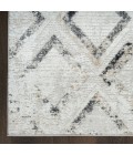Nourison Dekor Grey Charcoal DEK05 2 ft. X 4 ft. Rect. Rug