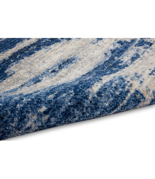 Calvin Klein River Flow Area Rug RFV01 Blue/Grey