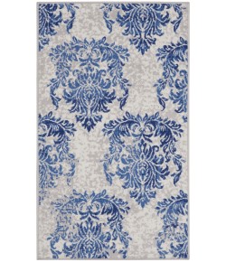 Nourison Whimsicle - Whs11 Ivory Navy Area Rug 3 ft. X 5 ft. Rectangle