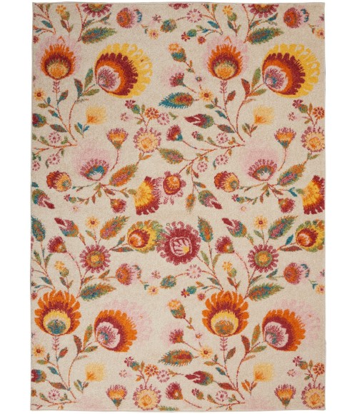 Nourison Allur Area Rug ALR08-Ivory Multicolor