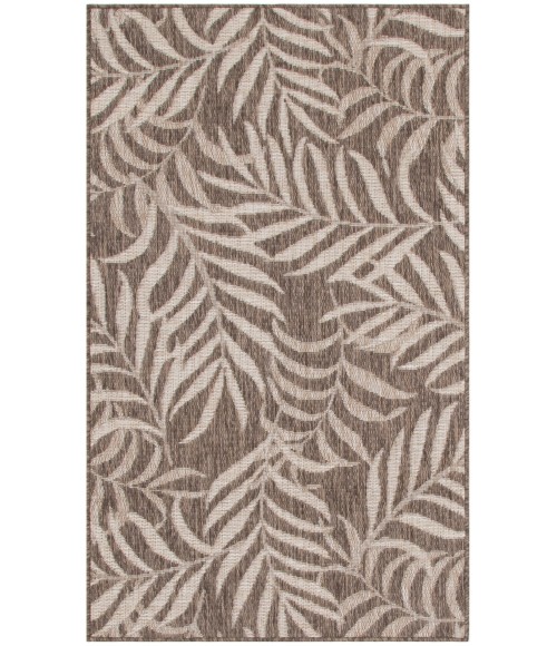Nourison Garden Oasis Mocha GOA01 2 ft. X 4 ft. Rect. Rug